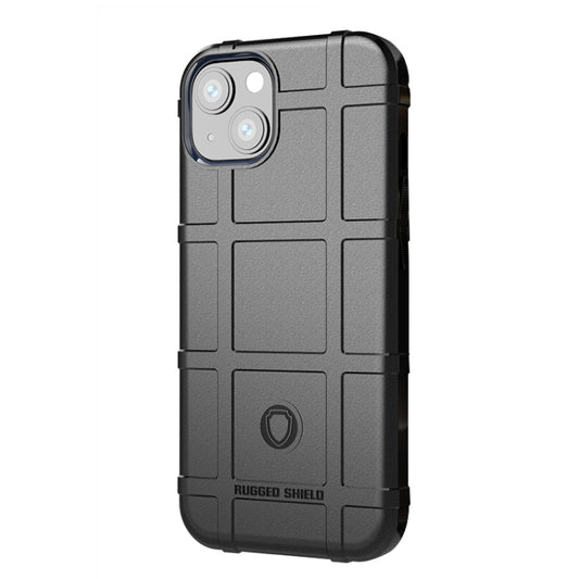 For iPhone 13 Rugged Shield Full Coverage Shockproof TPU Case(Black) - iPhone 13 Cases by buy2fix | Online Shopping UK | buy2fix