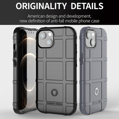 For iPhone 13 Rugged Shield Full Coverage Shockproof TPU Case(Black) - iPhone 13 Cases by buy2fix | Online Shopping UK | buy2fix