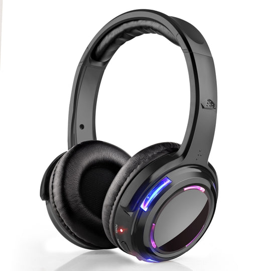 UHF-9 Headset LED Wireless Noise Cancelling Earphone (Black)