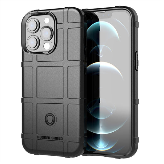 For iPhone 13 Pro Max Rugged Shield Full Coverage Shockproof TPU Case (Black) - iPhone 13 Pro Max Cases by buy2fix | Online Shopping UK | buy2fix