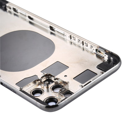 Back Housing Cover with SIM Card Tray & Side keys & Camera Lens for iPhone 11 Pro Max(Grey) - Back Cover by buy2fix | Online Shopping UK | buy2fix