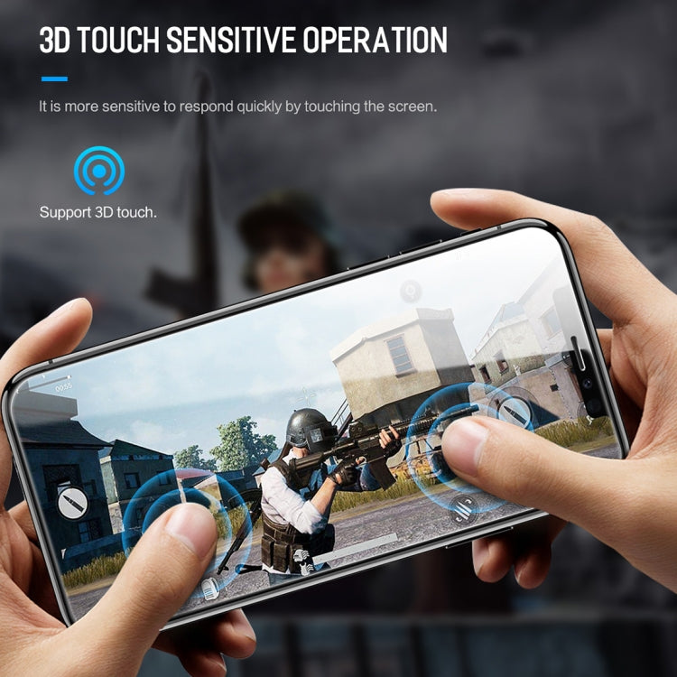 For iPhone 11 Pro Max / XS Max ROCK 0.23mm Soft Edge 7D Curved Surface Anti Blue-ray Full Screen Tempered Glass Film - iPhone XS Max Tempered Glass by ROCK | Online Shopping UK | buy2fix