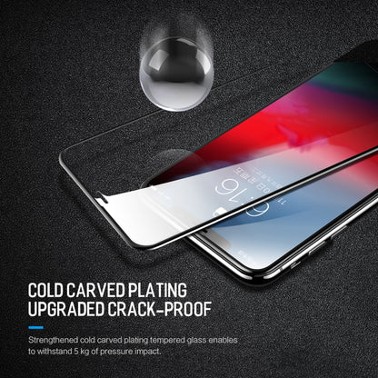 For iPhone 11 Pro Max / XS Max ROCK 0.23mm Soft Edge 7D Curved Surface Anti Blue-ray Full Screen Tempered Glass Film - iPhone XS Max Tempered Glass by ROCK | Online Shopping UK | buy2fix