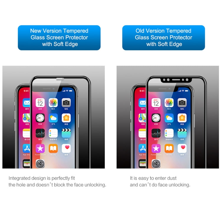 For iPhone 11 Pro Max / XS Max ROCK 0.23mm Soft Edge 7D Curved Surface Anti Blue-ray Full Screen Tempered Glass Film - iPhone XS Max Tempered Glass by ROCK | Online Shopping UK | buy2fix