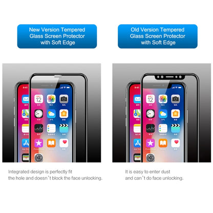 For iPhone 11 Pro Max / XS Max ROCK 0.23mm Soft Edge 7D Curved Surface Anti Blue-ray Full Screen Tempered Glass Film - iPhone XS Max Tempered Glass by ROCK | Online Shopping UK | buy2fix