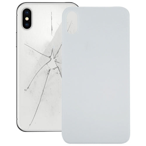 Glasbatterie-Rückseitenabdeckung für iPhone XS Max (Weiß)