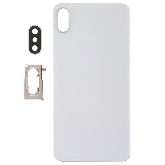 Battery Back Cover with Back Camera Bezel & Lens & Adhesive  for iPhone XS Max(White) - Back Cover by buy2fix | Online Shopping UK | buy2fix