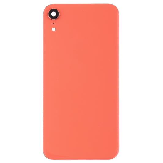 Battery Back Cover with Back Camera Bezel & Lens & Adhesive  for iPhone XR(Pink) - Back Cover by buy2fix | Online Shopping UK | buy2fix