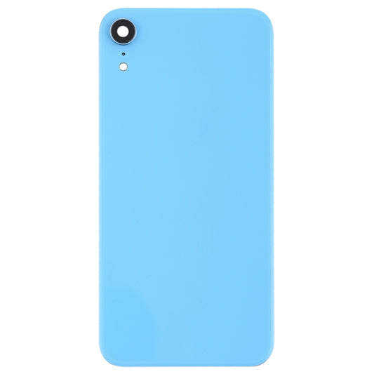 Battery Back Cover with Back Camera Bezel & Lens & Adhesive  for iPhone XR(Blue) - Back Cover by buy2fix | Online Shopping UK | buy2fix