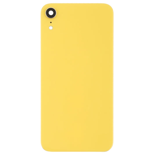 Battery Back Cover with Back Camera Bezel & Lens & Adhesive  for iPhone XR(Yellow) - Back Cover by buy2fix | Online Shopping UK | buy2fix