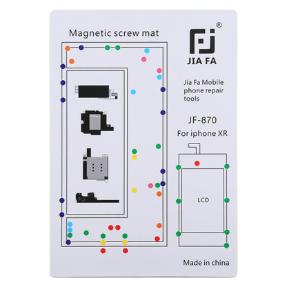 JIAFA JF-870 Magnetic Pad Screw Board for iPhone XR - Working Mat by JIAFA | Online Shopping UK | buy2fix
