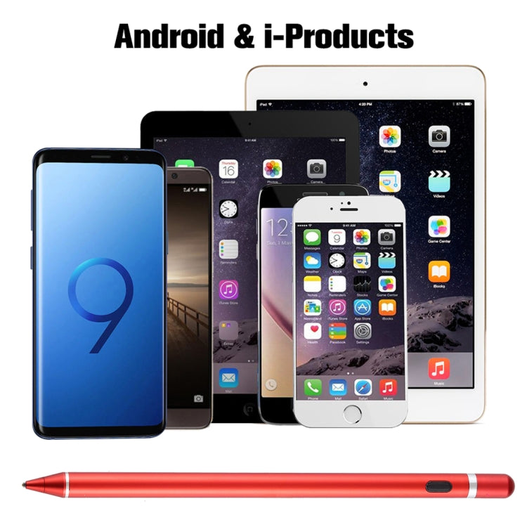 Active Capacitive Stylus for iPod touch / iPad mini & Air & Pro / iPhone(Red) - Stylus Pen by buy2fix | Online Shopping UK | buy2fix