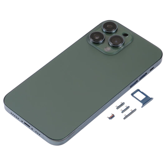 Stainless Steel Back Housing Cover with Appearance Imitation of iP13 Pro for iPhone XR(Green) - Back Cover by buy2fix | Online Shopping UK | buy2fix