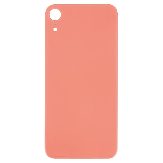 Easy Replacement Big Camera Hole Glass Back Battery Cover with Adhesive for iPhone XR(Coral) - Back Cover by buy2fix | Online Shopping UK | buy2fix