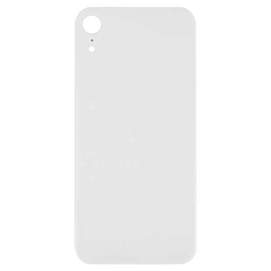Easy Replacement Big Camera Hole Glass Back Battery Cover with Adhesive for iPhone XR(White) - Back Cover by buy2fix | Online Shopping UK | buy2fix
