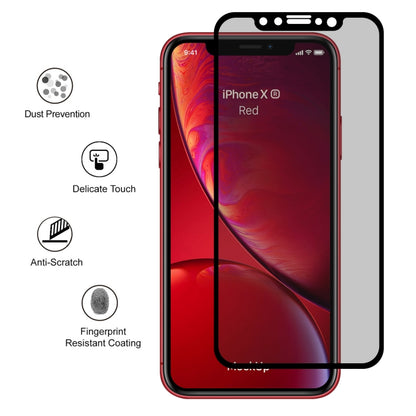 For iPhone 11 / XR ENKAY Hat-Prince 0.26mm 9H 6D Privacy Anti-glare Full Screen Tempered Glass Film - iPhone XR Tempered Glass by ENKAY | Online Shopping UK | buy2fix