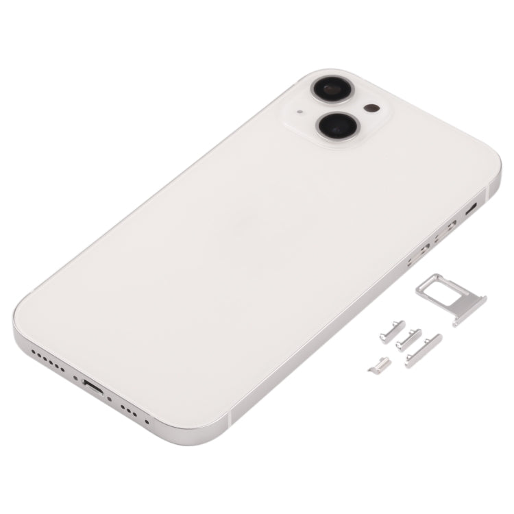 Back Housing Cover with Appearance Imitation of iP13 for iPhone XR(White) - Back Cover by buy2fix | Online Shopping UK | buy2fix