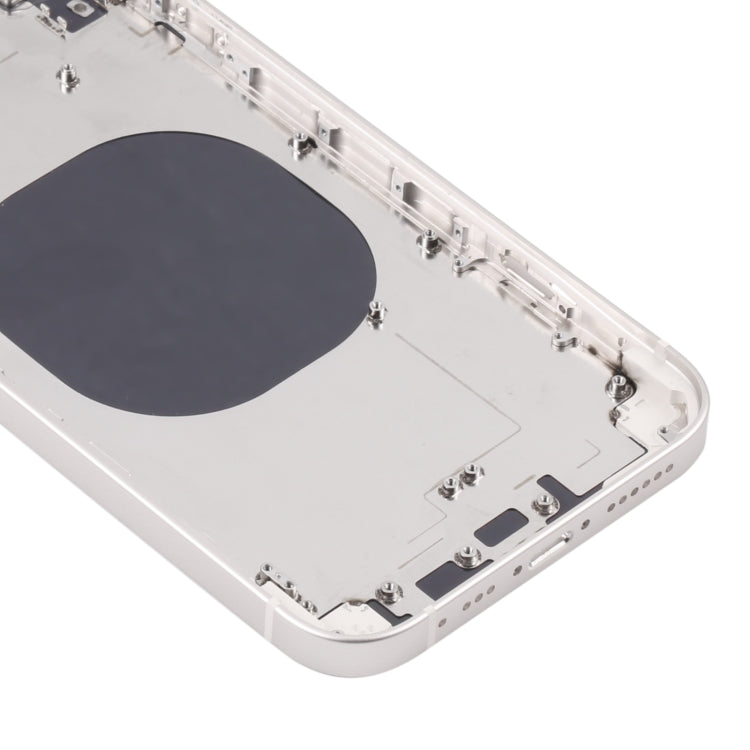 Back Housing Cover with Appearance Imitation of iP13 for iPhone XR(White) - Back Cover by buy2fix | Online Shopping UK | buy2fix