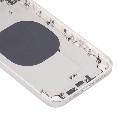 Back Housing Cover with Appearance Imitation of iP13 for iPhone XR(White) - Back Cover by buy2fix | Online Shopping UK | buy2fix
