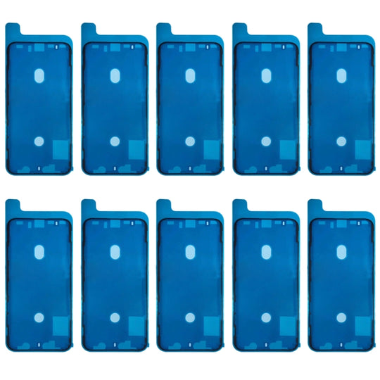 Autocollants adhésifs imperméables pour cadre LCD, 10 pièces, pour iPhone XS
