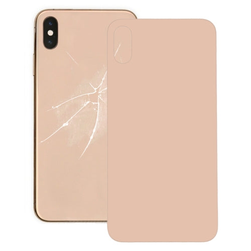 Glass Battery Back Cover for iPhone XS(Gold) - Back Cover by buy2fix | Online Shopping UK | buy2fix