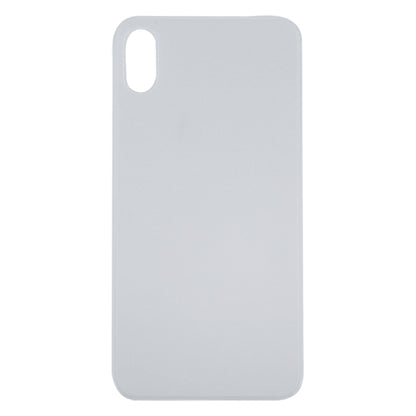 Glass Battery Back Cover for iPhone XS(White) - Back Cover by buy2fix | Online Shopping UK | buy2fix