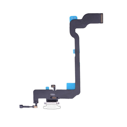 For iPhone XS Charging Port Flex Cable(White) - Flex Cable by buy2fix | Online Shopping UK | buy2fix
