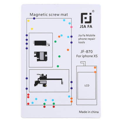 JIAFA JF-870 Magnetic Pad Screw Board for iPhone XS - Working Mat by JIAFA | Online Shopping UK | buy2fix