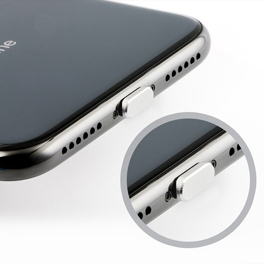 2pcs Universal 8 Pin Charging Port Metal Anti-Dust Plug for iPhone(Rose Gold) - Anti-dust & Ear Caps by buy2fix | Online Shopping UK | buy2fix