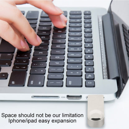 S29 3 in 1 128GB Micro USB + USB + 8 Pin Interface Metal Twister Flash Disk(Silver) by buy2fix