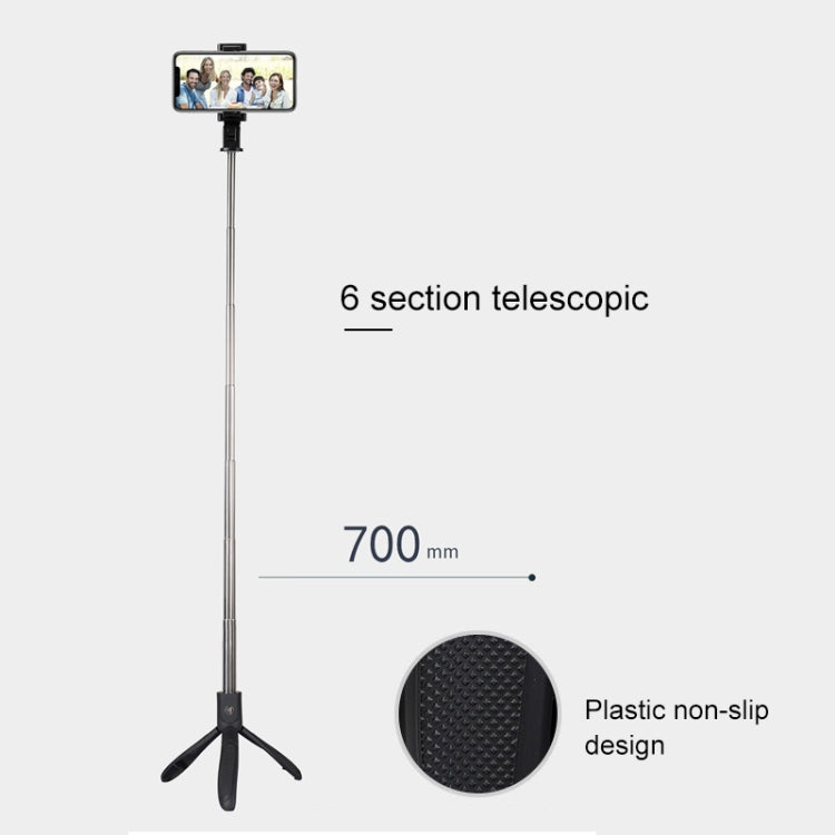 Mai Appearance K06 Multi-function Live Broadcast Mobile Bluetooth Self-timer Pole Tripod (Black) - Selfie Sticks by buy2fix | Online Shopping UK | buy2fix