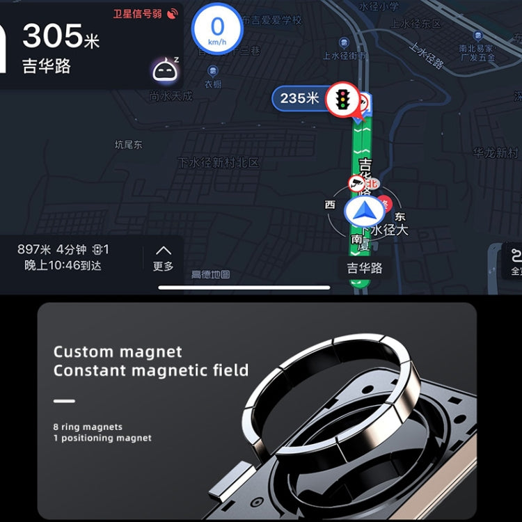 JJT-969 15W Max Output Magnetic Car Air Outlet Bracket Wireless Charger(White) - Wireless Charger Holders by buy2fix | Online Shopping UK | buy2fix