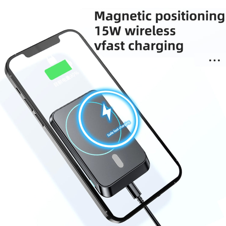 JJT-969 15W Max Output Magnetic Car Air Outlet Bracket Wireless Charger(White) - Wireless Charger Holders by buy2fix | Online Shopping UK | buy2fix
