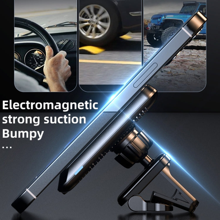 JJT-969 15W Max Output Magnetic Car Air Outlet Bracket Wireless Charger(White) - Wireless Charger Holders by buy2fix | Online Shopping UK | buy2fix