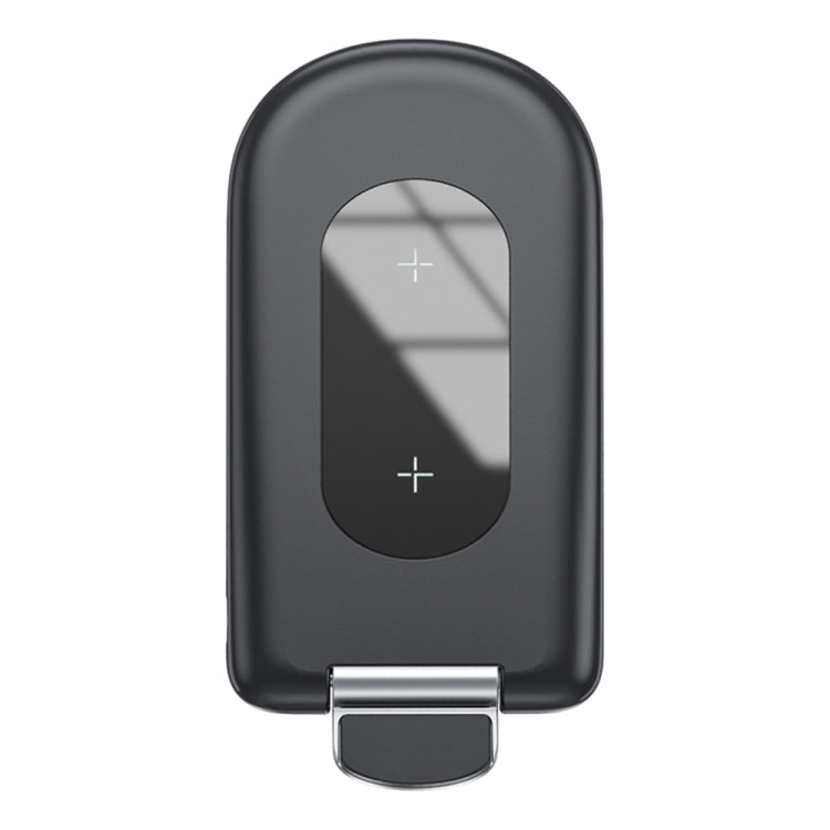 ROCK W30 15W Mobile Phone Wireless Charger Foldable Desktop Holder (Black) - Wireless Charger by ROCK | Online Shopping UK | buy2fix