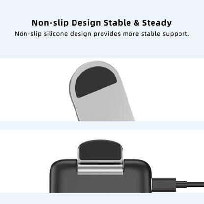 ROCK W30 15W Mobile Phone Wireless Charger Foldable Desktop Holder (Black) - Wireless Charger by ROCK | Online Shopping UK | buy2fix