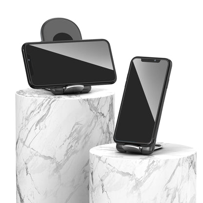 ROCK W30 15W Mobile Phone Wireless Charger Foldable Desktop Holder (Black) - Wireless Charger by ROCK | Online Shopping UK | buy2fix
