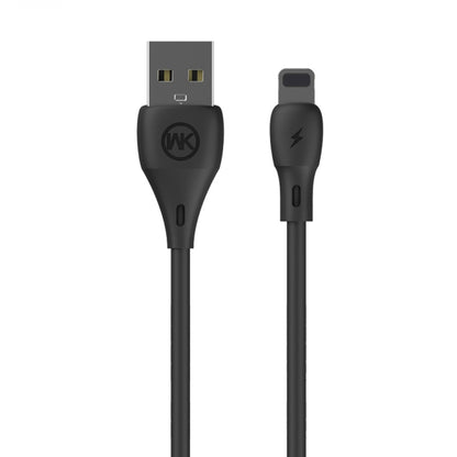 WK WDC-072 1m 2.1A Output Full Speed Series USB to 8 Pin Data Sync Charging Cable (Black) - Normal Style Cable by WK | Online Shopping UK | buy2fix