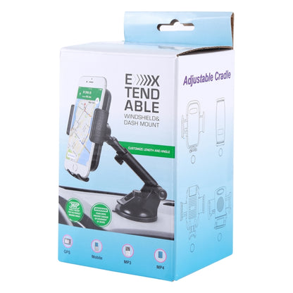 Universal Rotatable Adjustment Car Windshield Mobile Phone Holder with Suction Cup (Black) by buy2fix