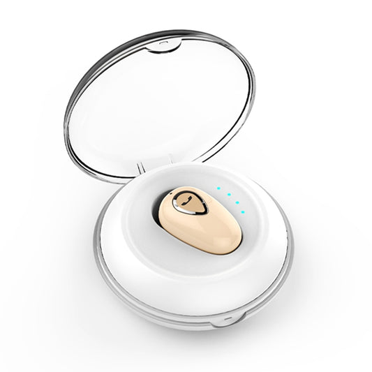 YX01 Sweatproof Bluetooth 4.1 Wireless Bluetooth Earphone with Charging Box, Support Memory Connection & HD Call(Flesh Color) by buy2fix