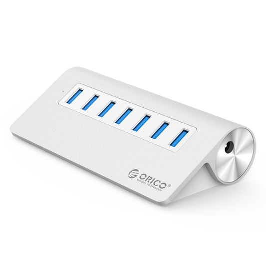 ORICO M3H7-V1 Aluminum Alloy 7 USB 3.0 Ports HUB with 30W Power Adapter - USB HUB by ORICO | Online Shopping UK | buy2fix