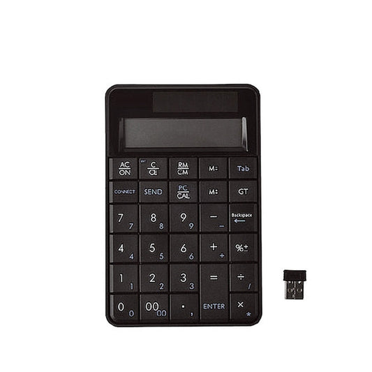 MC-56AG 2 in 1 2.4G USB Numeric Wireless Keyboard & Calculator with LCD Display(Black) by buy2fix