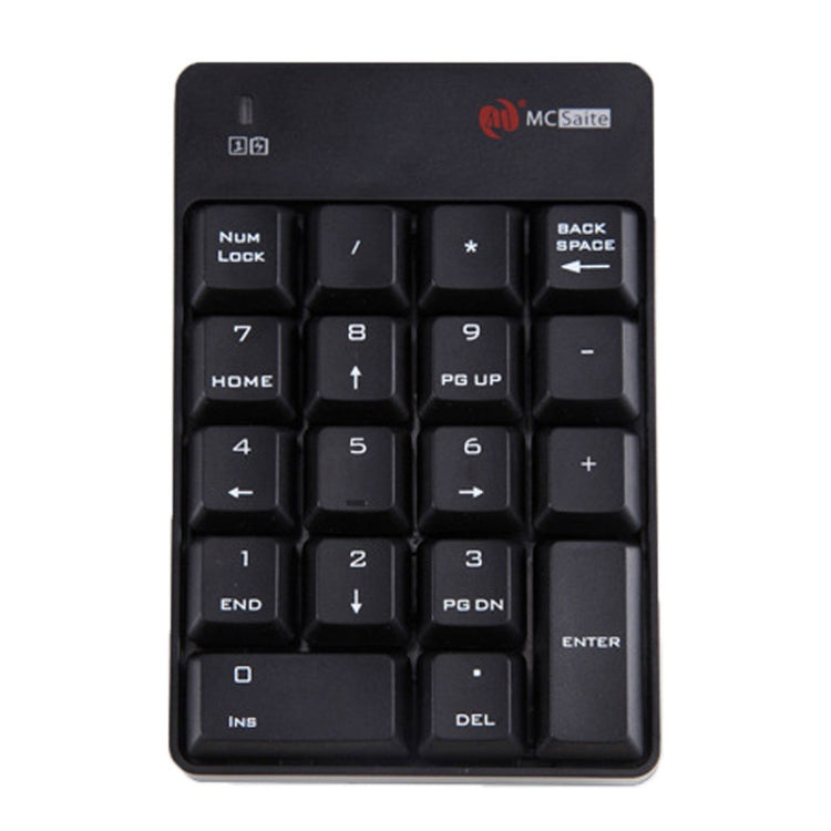 MC Saite SK-51AG 2 in 1 2.4G USB Numeric Wireless Keyboard & Mini Calculator for Laptop Desktop PC(Black) by MC Saite