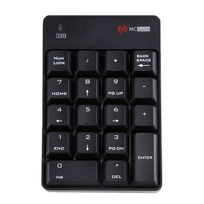 MC Saite SK-51AG 2 in 1 2.4G USB Numeric Wireless Keyboard & Mini Calculator for Laptop Desktop PC(Black) by MC Saite