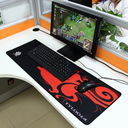 Extended Large Dragon Mantis Gaming and Office Keyboard Mouse Pad, Size: 90cm x 30cm by buy2fix