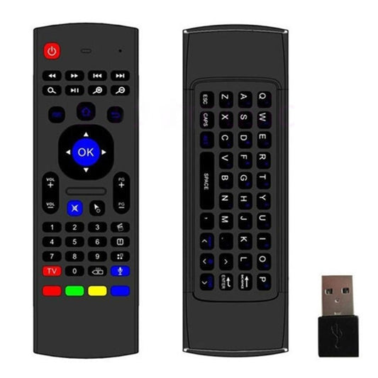 MX3-M Air Mouse Wireless 2.4G Remote Control Keyboard with Microphone for Android TV Box / Mini PC by buy2fix