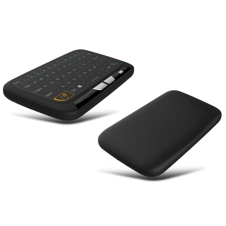H18 2.4GHz Mini Wireless Air Mouse QWERTY Keyboard with Touchpad / Vibration for PC, TV(Black) by buy2fix