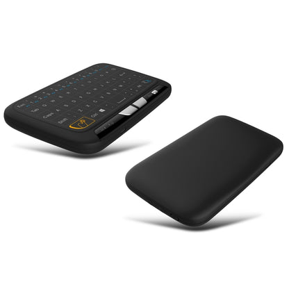 H18 2.4GHz Mini Wireless Air Mouse QWERTY Keyboard with Touchpad / Vibration for PC, TV(Black) by buy2fix