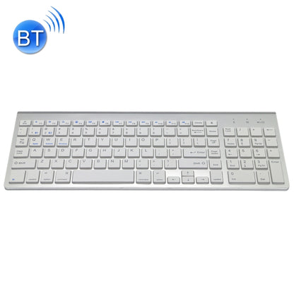 K368 Dual Mode Dual Channel 102 Keys Wireless Bluetooth Keyboard for Laptop, Notebook, Tablet and Smartphones, Support Android / iOS / Windows or An Updated Version(Silver) by buy2fix