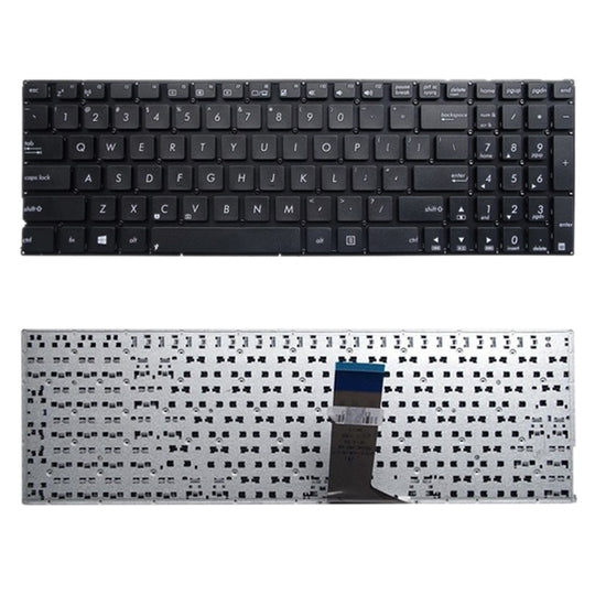 Clavier américain pour Asus X555 X555B X555D X555L X555LA X555LJ X555LB X555U X555Y (noir)